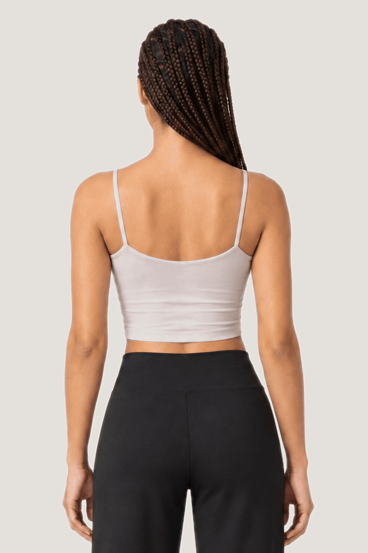 Relactive Kadın Askılı Crop Body P2531, taş arka görünüm