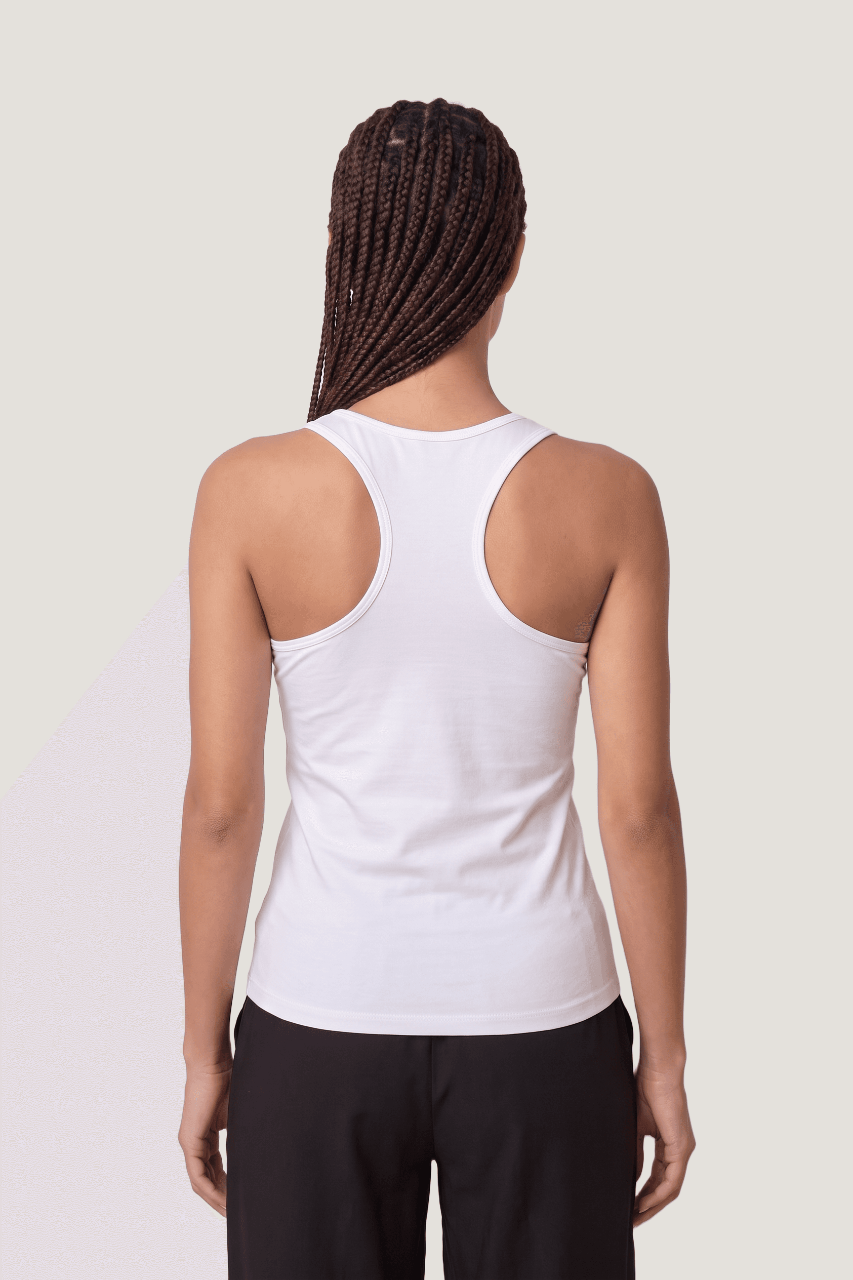 Kadın Kolsuz Sporcu Body T-Shirt Fit Kalıp