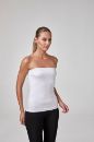 Kadın Straplez Body T-Shirt Fıt Kalıp  BEYAZ P2615BEYAZ