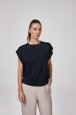 Kadın Kısa Kollu Bluz T-Shirt  LACİVERT P2524LACİVERT