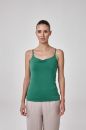 Kadın Askılı Önü Çift Kat T-Shirt Body Fit Kalıp  B.YESIL P2505B.YESIL