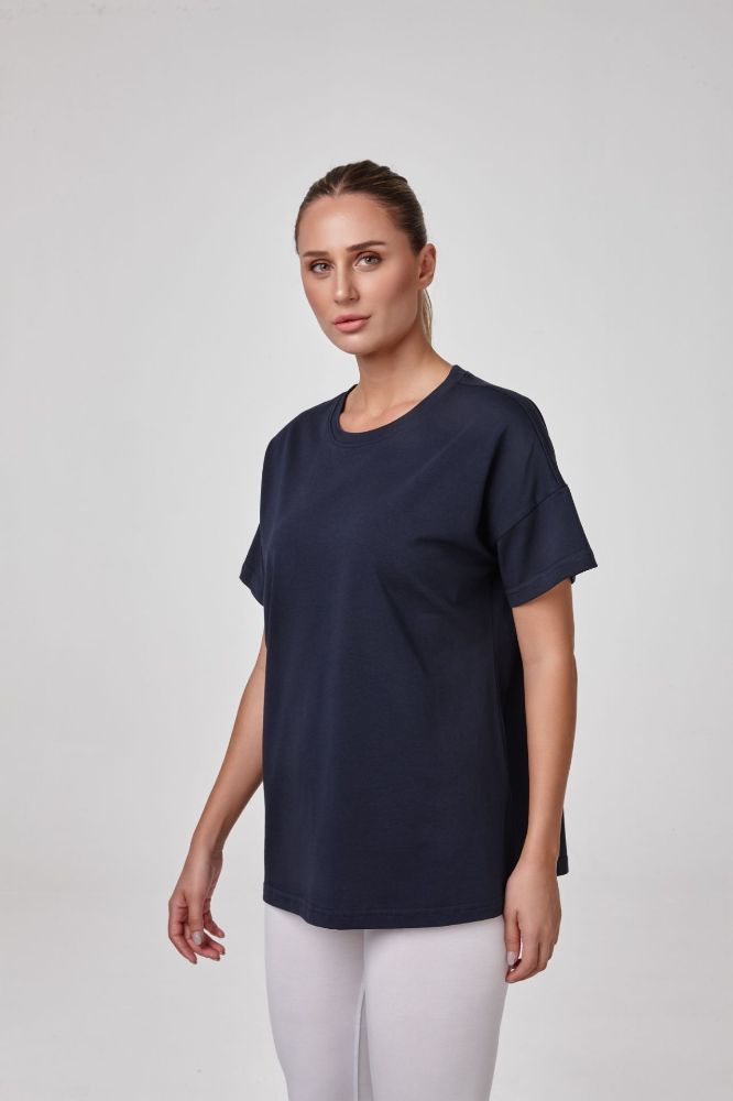 Kadın T-Shirt  LACİVERT P2560LACİVERT resmi