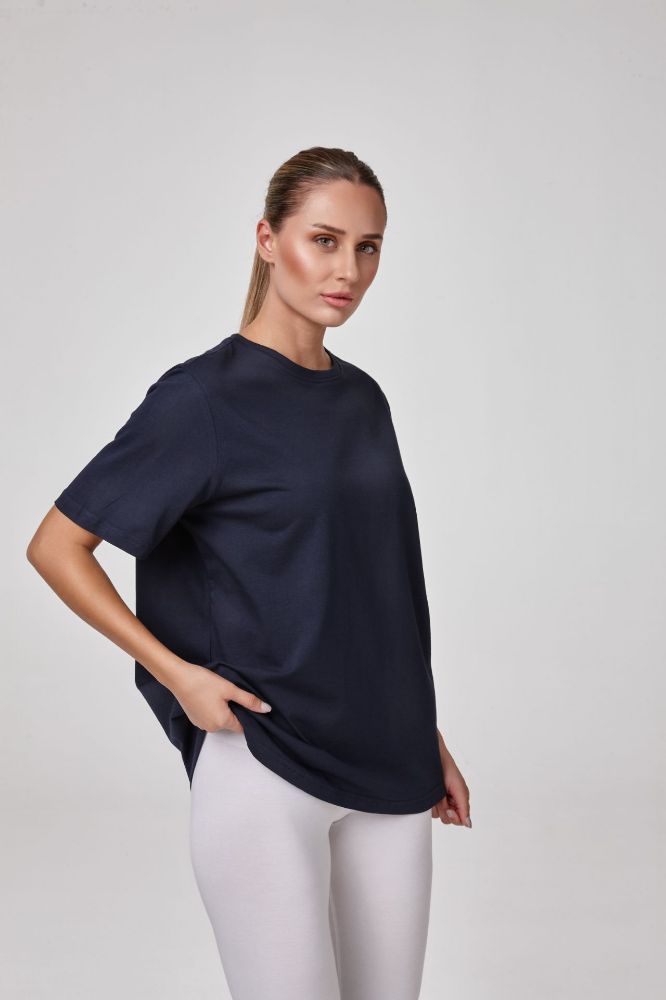 Kadın T-Shirt  LACİVERT P2558LACİVERT resmi