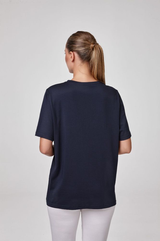 Kadın T-Shirt  LACİVERT P2558LACİVERT resmi