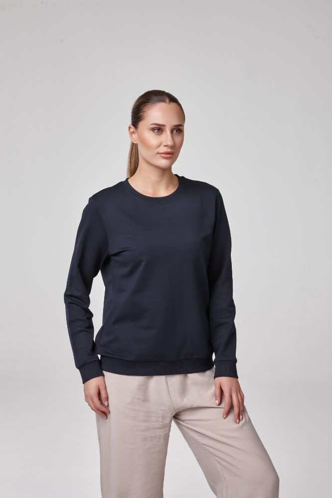 Kadın Sweatshirt  LACİVERT P2974LACİVERT resmi