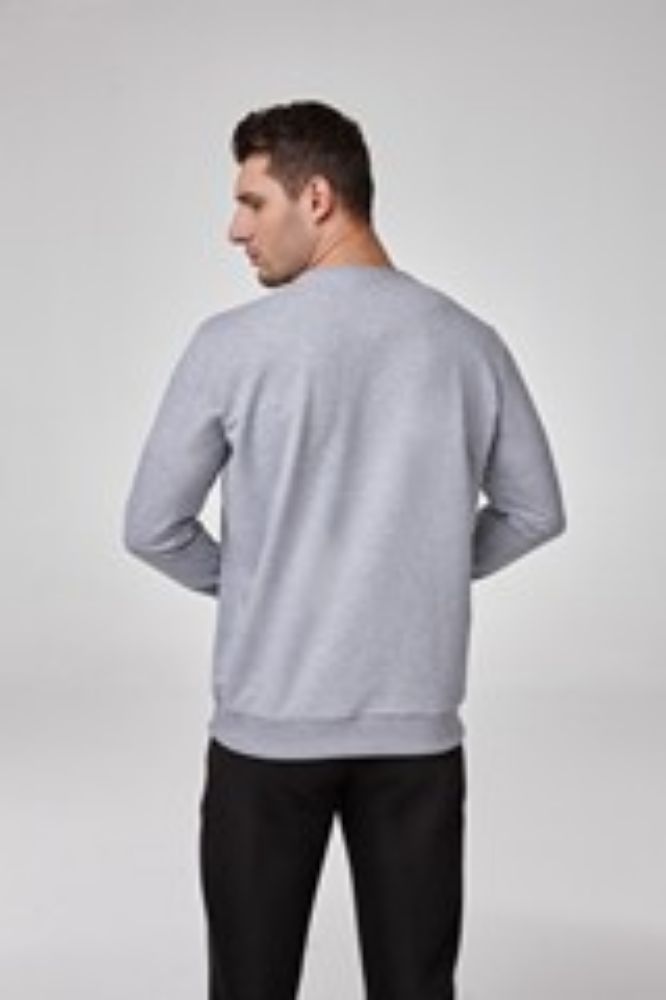 Erkek Sweatshirt  GRİ MELANJ P1807GRİ MELANJ resmi