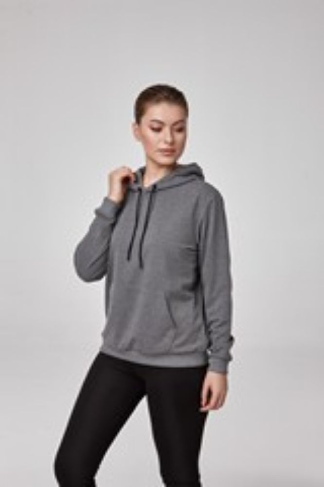 Kadın Kapşonlu Sweatshirt  ANTRASİT P2966ANTRASİT resmi