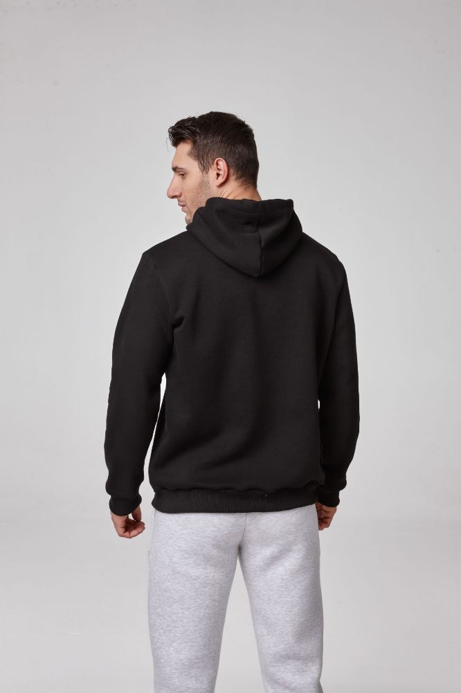 Üç Iplik Erkek Sweatshirt  SİYAH P1812SİYAH resmi