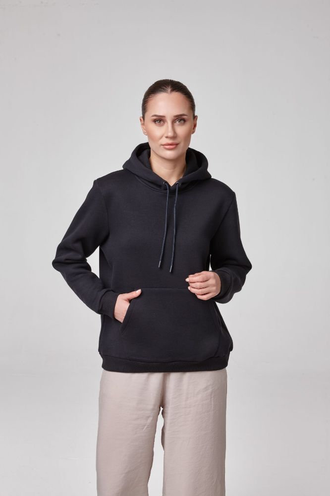 Üç Iplik Kadın Sweatshirt  LACİVERT P2959LACİVERT resmi