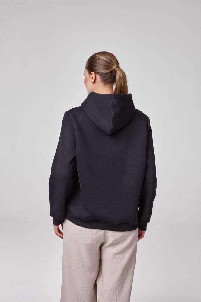 Üç Iplik Kadın Sweatshirt  LACİVERT P2959LACİVERT resmi
