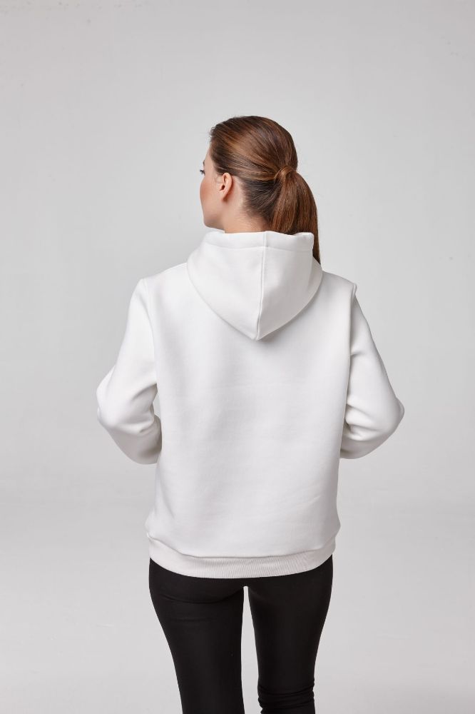 Üç Iplik Kadın Sweatshirt  EKRU P2959EKRU resmi
