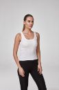 Kadın Ince Askılı Body T-Shirt Fit Kalıp  EKRU P2536EKRU